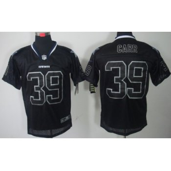 Nike Dallas Cowboys #39 Brandon Carr Lights Out Black Elite Jersey