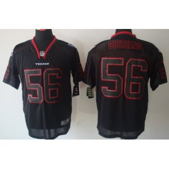 Nike Houston Texans #56 Brian Cushing Lights Out Black Elite Jersey