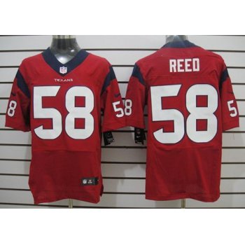 Nike Houston Texans #58 Brooks Reed Red Elite Jersey