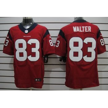 Nike Houston Texans #83 Kevin Walter Red Elite Jersey