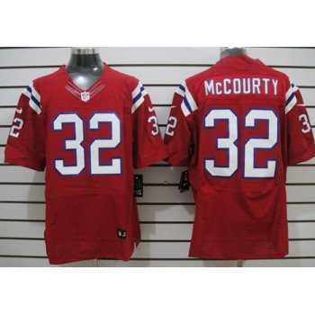 Nike New England Patriots #32 Devin McCourty Red Elite Jersey