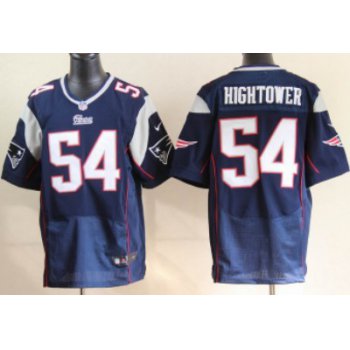 Nike New England Patriots #54 Donta Hightower Blue Elite Jersey