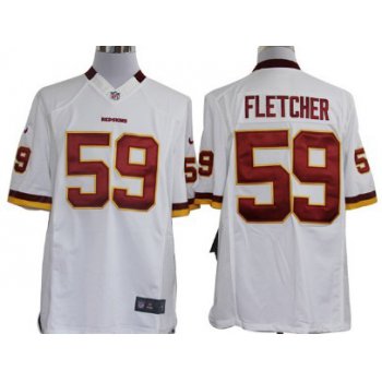 Nike Washington Redskins #59 London Fletcher White Limited Jersey