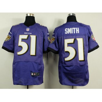 Nike Baltimore Ravens #51 Daryl Smith 2013 Purple Elite Jersey