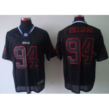 Nike Buffalo Bills #94 Mario Williams Lights Out Black Elite Jersey