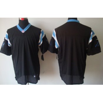 Nike Carolina Panthers Blank Black Elite Jersey