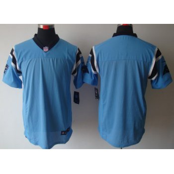 Nike Carolina Panthers Blank Light Blue Elite Jersey