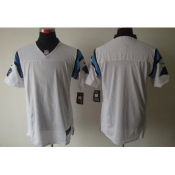 Nike Carolina Panthers Blank White Elite Jersey