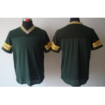 Nike Green Bay Packers Blank Green Elite Jersey