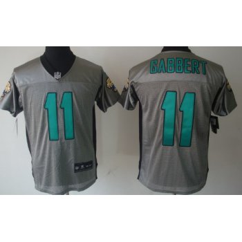 Nike Jacksonville Jaguars #11 Blaine Gabbert Gray Shadow Elite Jersey