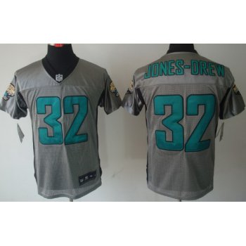 Nike Jacksonville Jaguars #32 Maurice Jones-Drew Gray Shadow Elite Jersey