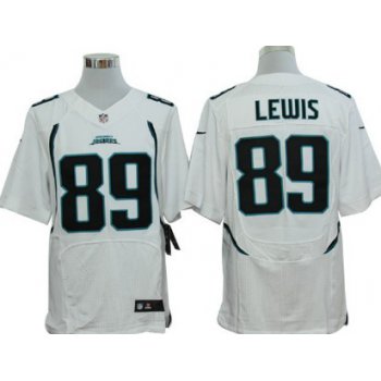 Nike Jacksonville Jaguars #89 Marcedes Lewis White Elite Jersey