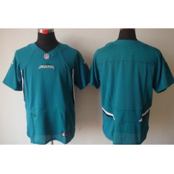 Nike Jacksonville Jaguars Blank Green Elite Jersey