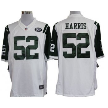 Nike New York Jets #52 David Harris White Limited Jersey