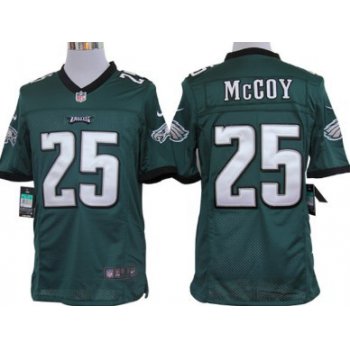 Nike Philadelphia Eagles #25 LeSean McCoy Dark Green Limited Jersey