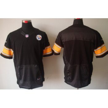 Nike Pittsburgh Steelers Blank Black Elite Jersey