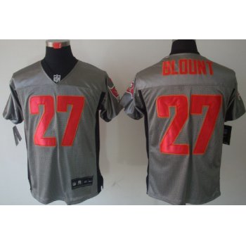 Nike Tampa Bay Buccaneers #27 LeGarrette Blount Gray Shadow Elite Jersey