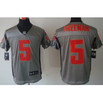 Nike Tampa Bay Buccaneers #5 Josh Freeman Gray Shadow Elite Jersey