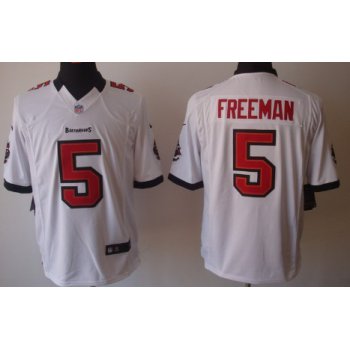 Nike Tampa Bay Buccaneers #5 Josh Freeman White Limited Jersey