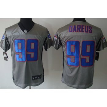 Nike Buffalo Bills #99 Marcell Dareus Gray Shadow Elite Jersey