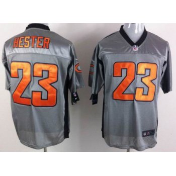 Nike Chicago Bears #23 Devin Hester Gray Shadow Elite Jersey