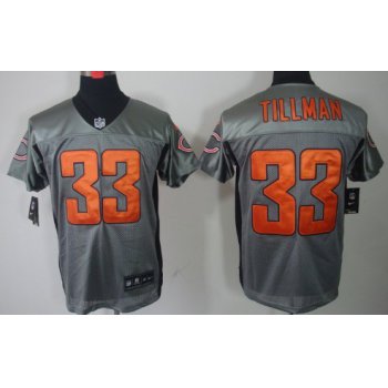 Nike Chicago Bears #33 Charles Tillman Gray Shadow Elite Jersey