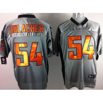 Nike Chicago Bears #54 Brian Urlacher Gray Shadow Elite Jersey