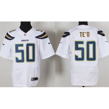 Nike San Diego Chargers #50 Manti Te'o 2013 White Elite Jersey