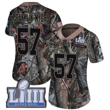 #57 Limited John Franklin-Myers Camo Nike NFL Women's Jersey Los Angeles Rams Rush Realtree Super Bowl LIII Bound