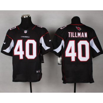 Nike Arizona Cardinals #40 Pat Tillman Black Elite Jersey