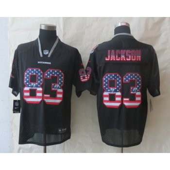 Nike Tampa Bay Buccaneers #83 Vincent Jackson 2014 USA Flag Fashion Black Elite Jersey