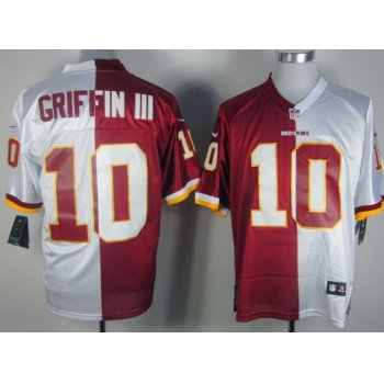 Nike Washington Redskins #10 Robert Griffin III Red/White Two Tone Elite Jersey