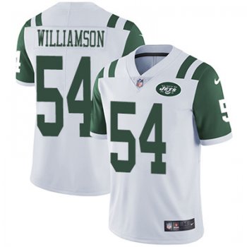 Nike New York Jets #54 Avery Williamson White Men's Stitched NFL Vapor Untouchable Limited Jersey