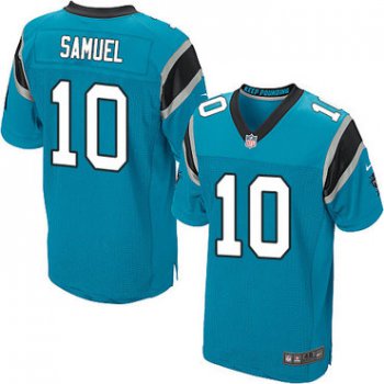 Nike Carolina Panthers #10 Curtis Samuel Blue Alternate Men's Stitched NFL Elite Jersey