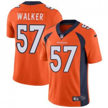 Nike Denver Broncos #57 Demarcus Walker Orange Team Color Men's Stitched NFL Vapor Untouchable Limited Jersey