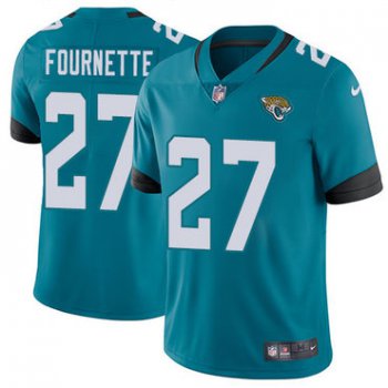 Nike Jacksonville Jaguars #27 Leonard Fournette Teal Green Team Color Men's Stitched NFL Vapor Untouchable Limited Jersey