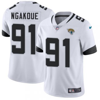 Nike Jacksonville Jaguars #91 Yannick Ngakoue White Men's Stitched NFL Vapor Untouchable Limited Jersey