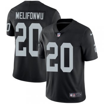 Nike Oakland Raiders #20 Obi Melifonwu Black Team Color Men's Stitched NFL Vapor Untouchable Limited Jersey