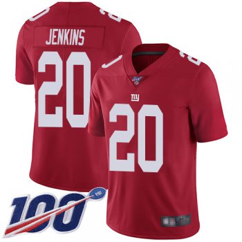 Nike Giants #20 Janoris Jenkins Red Alternate Men's Stitched NFL 100th Season Vapor Limited Jersey