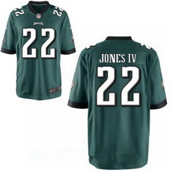 Men's Philadelphia Eagles #22 Sidney Jones IV Midnight Green Team Color Stitched NFL Nike Game Jersey