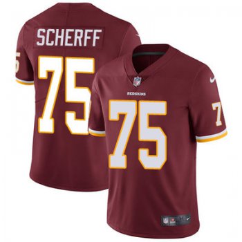 Nike Washington Redskins #75 Brandon Scherff Burgundy Red Team Color Men's Stitched NFL Vapor Untouchable Limited Jersey