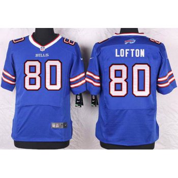 Men's Buffalo Bills #80 James Lofton Royal Blue Retired Player NFL Nike Elite Jersey