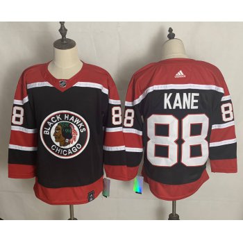 Men's Chicago Blackhawks #88 Patrick Kane Black 2021 Retro Stitched NHL Jersey