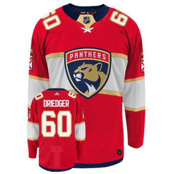 Men's Florida Panthers #60 Chris Driedger Adidas Authentic Home NHL Hockey Jersey