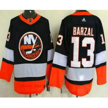 Men's new york islanders #13 mathew barzal navy 2021 reverse retro authentic jersey