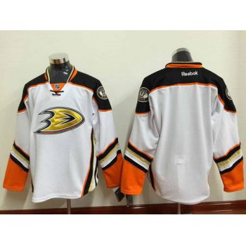 Anaheim Ducks Blank White Third Jersey