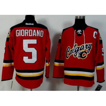 Calgary Flames #5 Mark Giordano 2014 Red Jersey