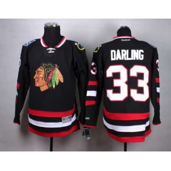 Chicago Blackhawks #33 Scott Darling 2014 Stadium Series Black Jersey