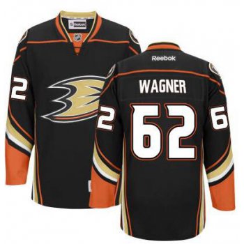 Men's Anaheim Ducks #62 Chris Wagner Black Third Jersey