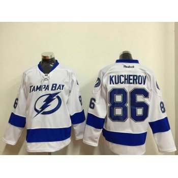 Men's Tampa Bay Lightning #86 Nikita Kucherov White Jersey